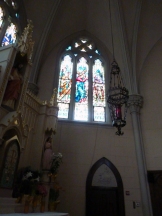 The Isabelle/ Venne/La Pierre window photographed in Sacred Heart prior to the rennovations.